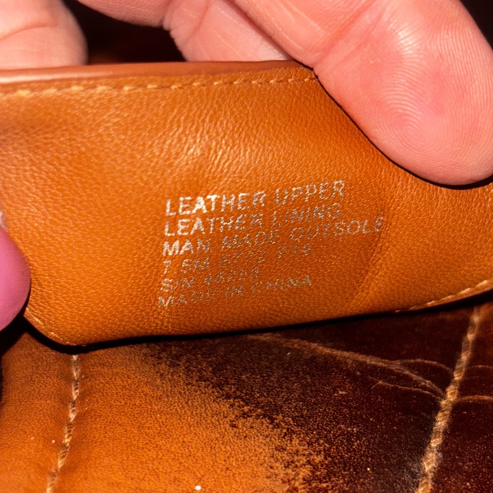 Tory Burch Brown Leather Logo Thong Sandals - Picture 8 of 8